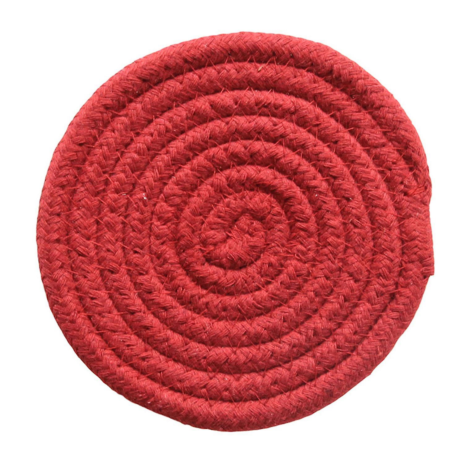 ZHOUBA Cup Mat Protective No Odor Cotton Rope Kitchen Dining Room Insulation Place Mat Home Decor