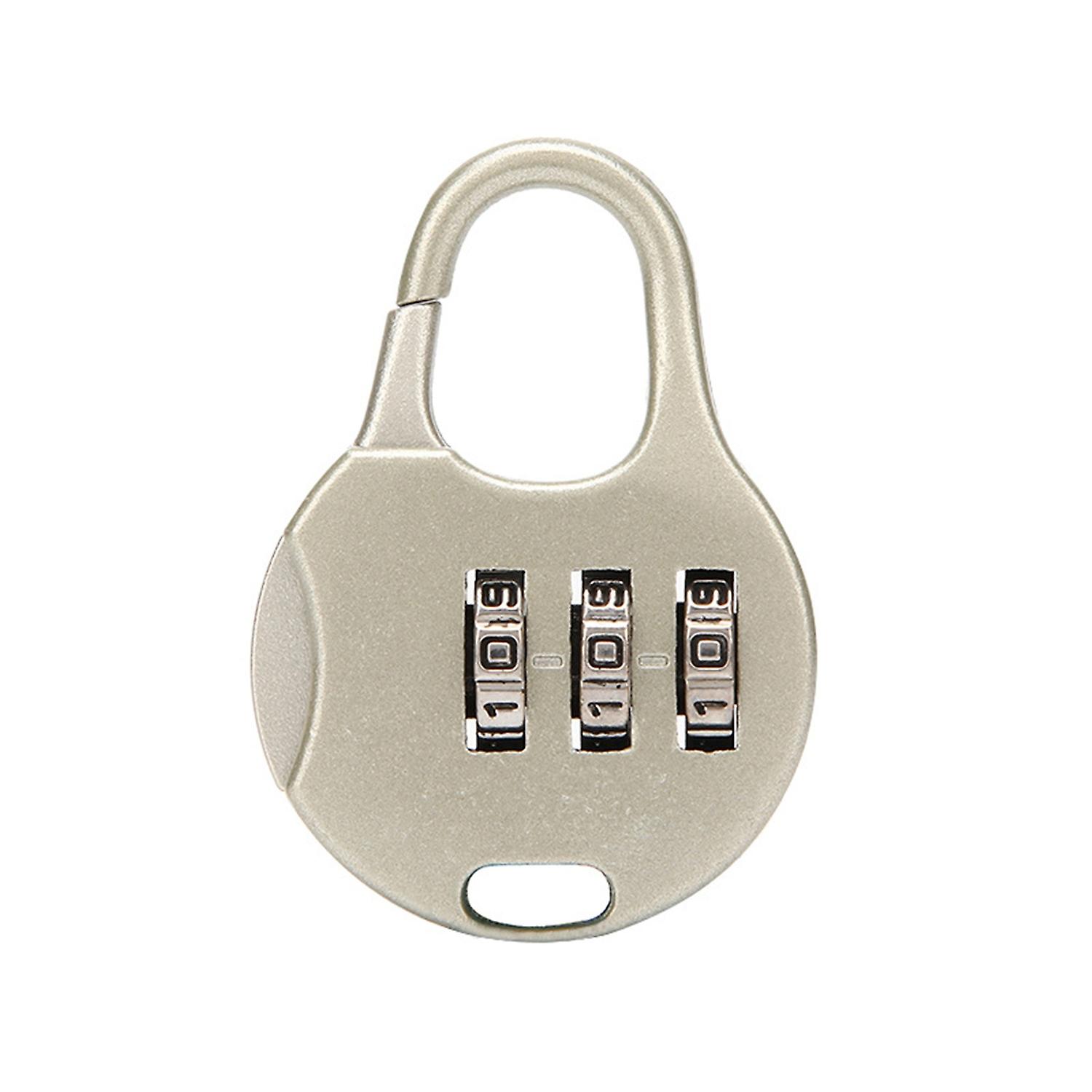 ZHOUBA Digit Combination Lock Cartoon Quick Reset Mini Zinc Alloy Travel Padlock for Outdoor