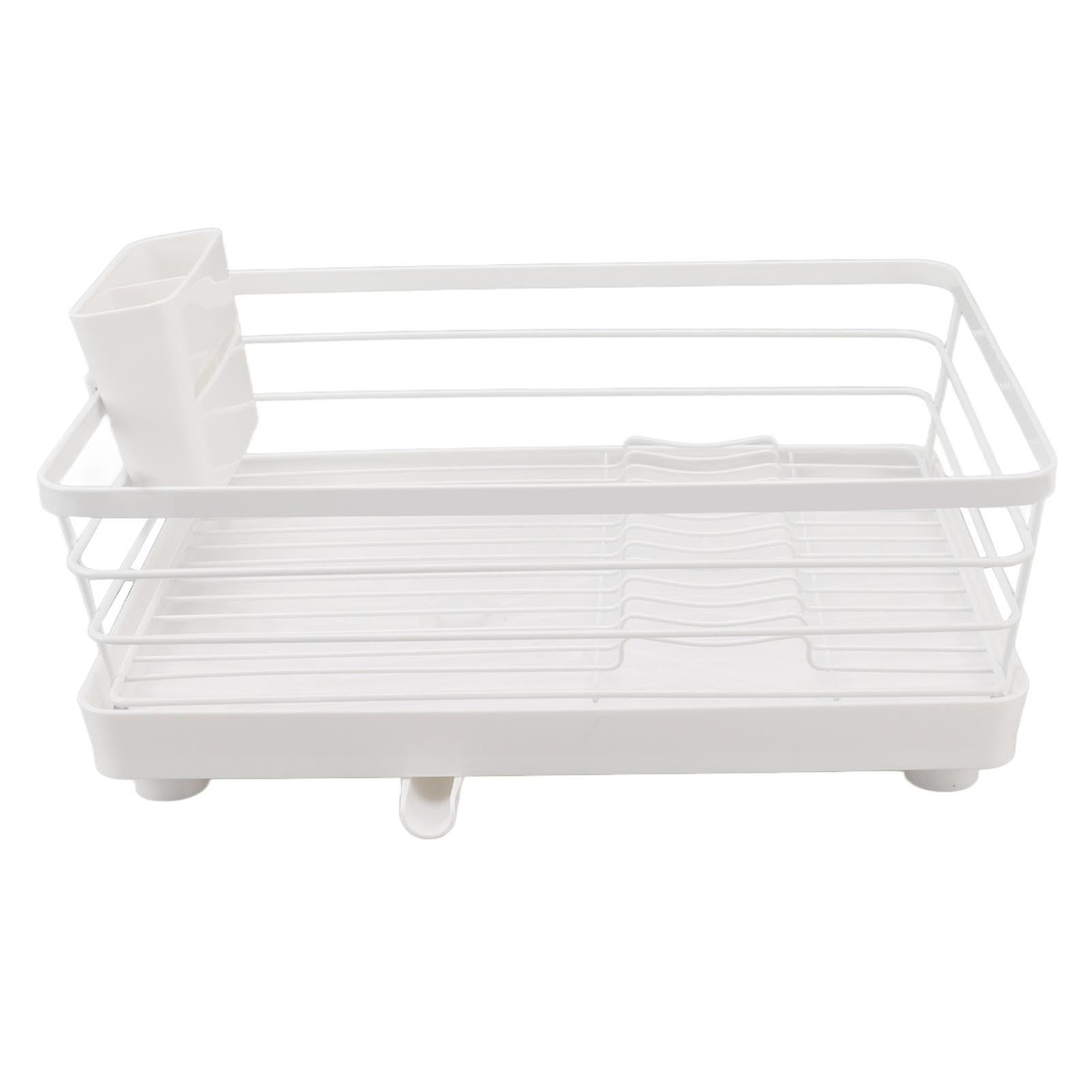 Modern large capacity rust-proof space saving dish drain rack