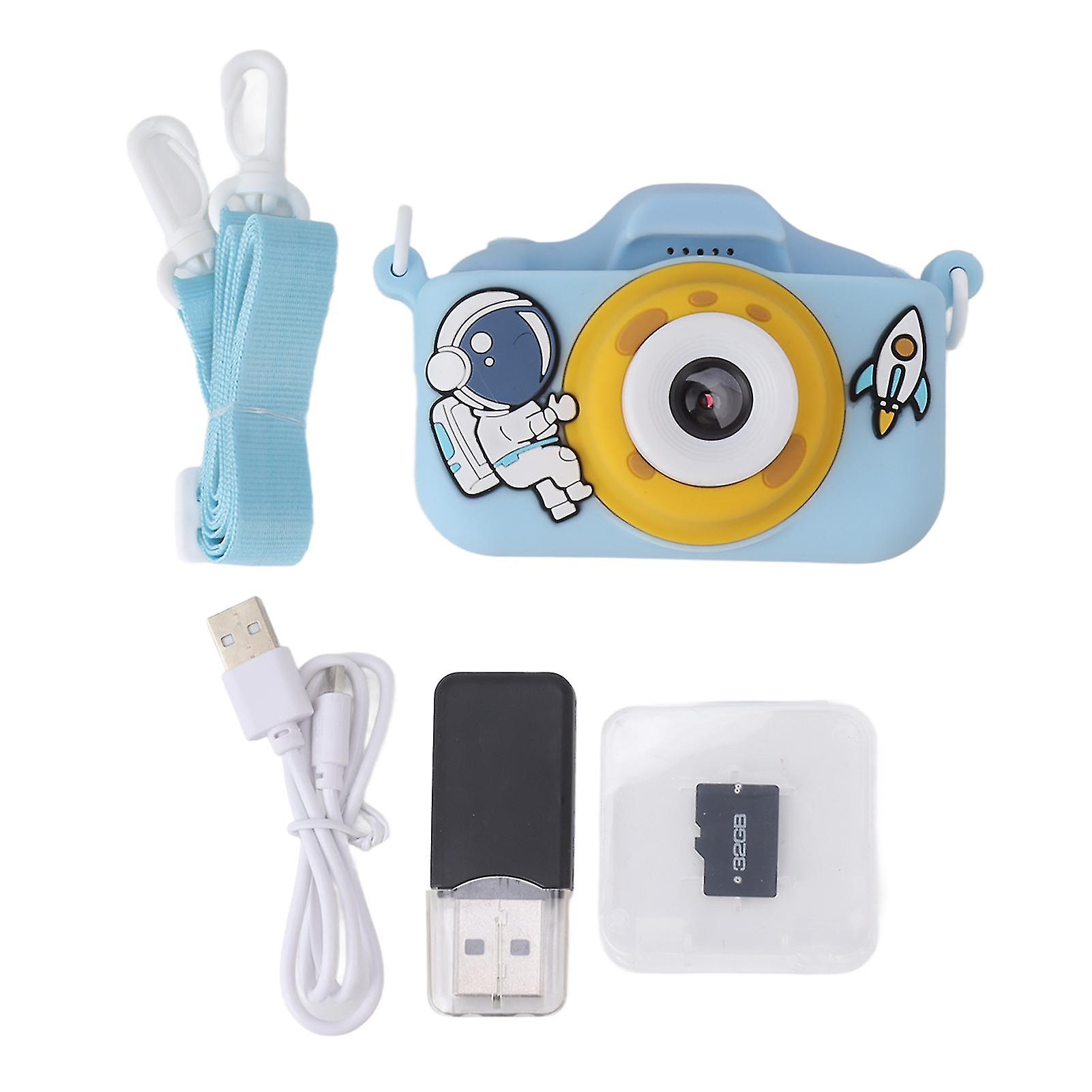 20MP Kids Camera Birthday Gift for Boys Girls with 1080P Game Video Recorder 2 Inch IPS Screen Blue