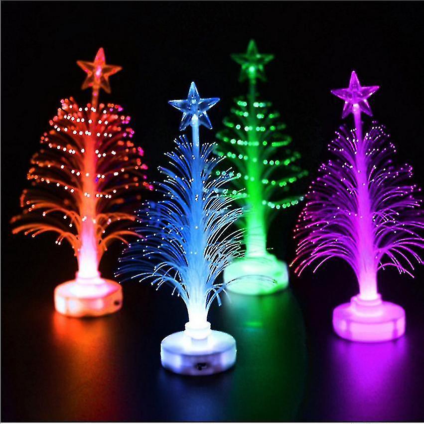Decorations,crystal Tree Tree Painted Led Trees 12.5cm Painted Trees4pcs-transparent