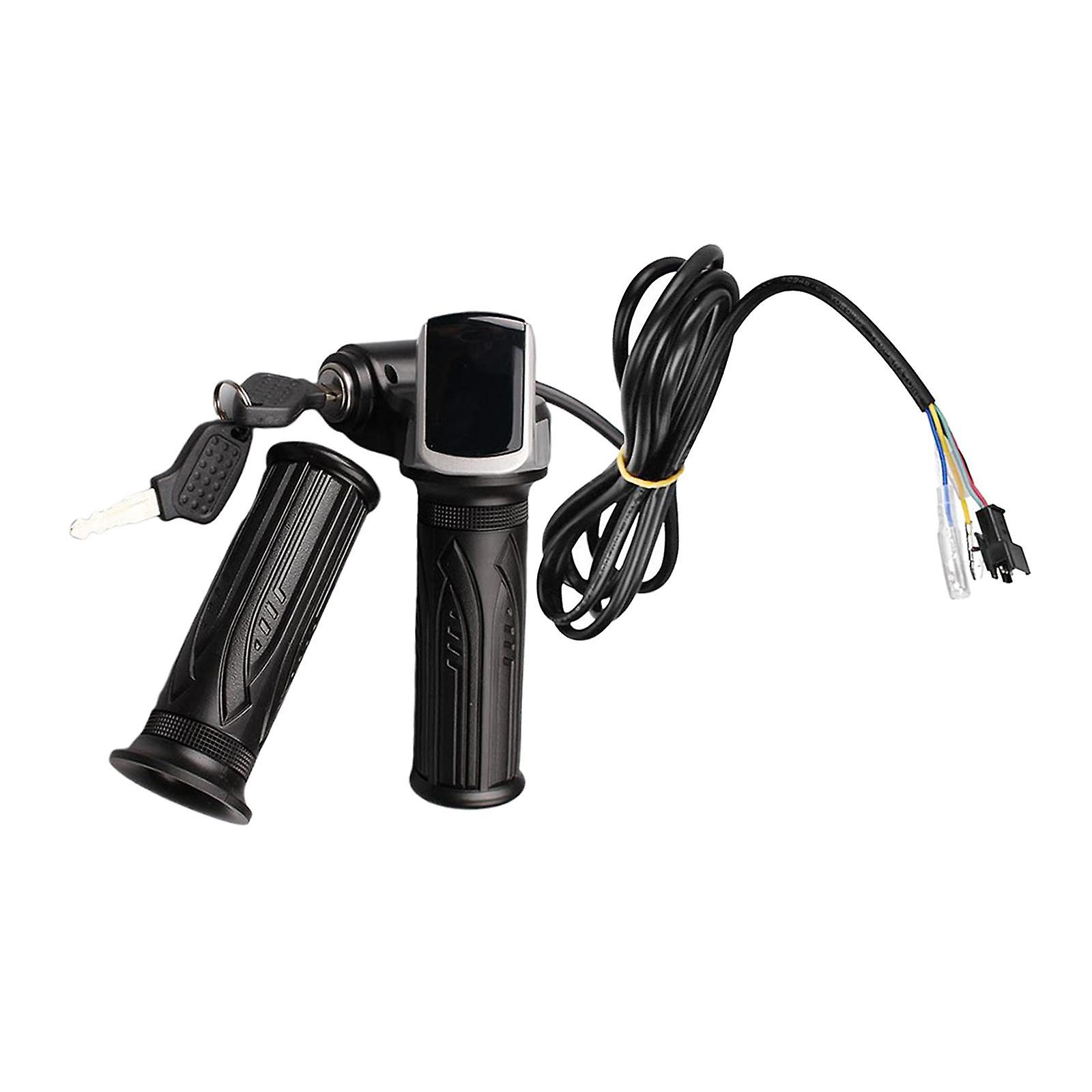 Standard E-bike Throttle Grips 22mm Handlebar Speed Control Twist Component 24v