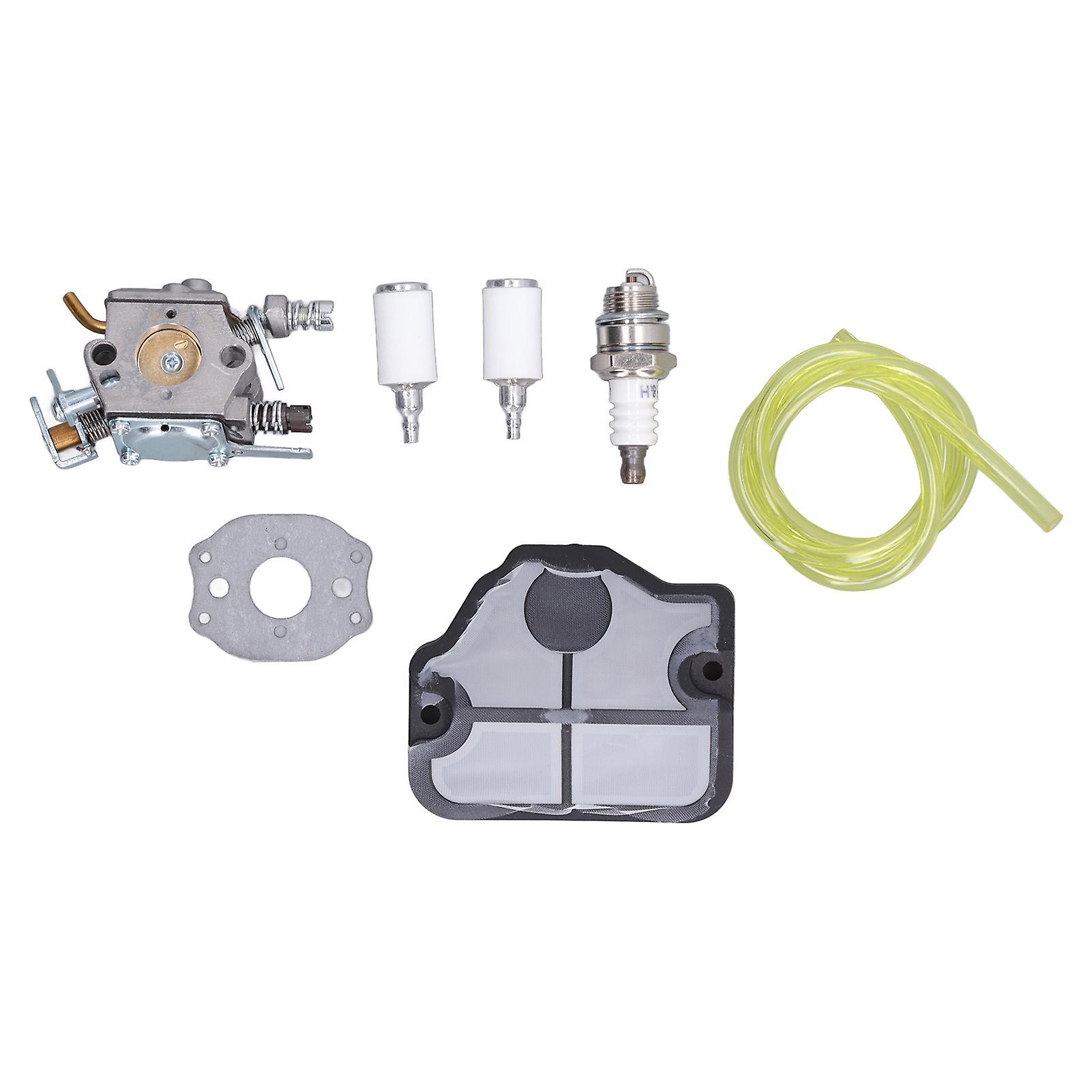 Air Cleaner Fuel Hose Kit,Chainsaw Carburetor Kit with Spark Plug Chainsaw Accessories for WT 834 WT 657