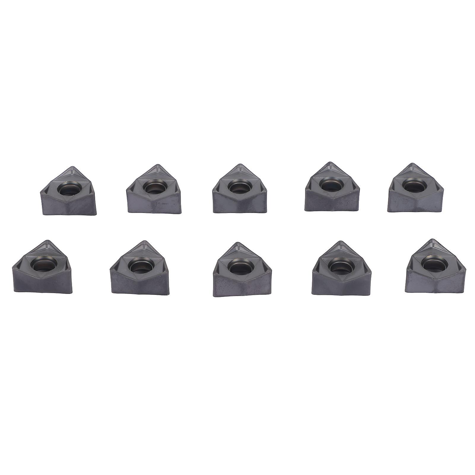 10Pcs Turning Inserts Black Coated Carbide Indexable Inserts CNC Lathe Milling Cutting Tools