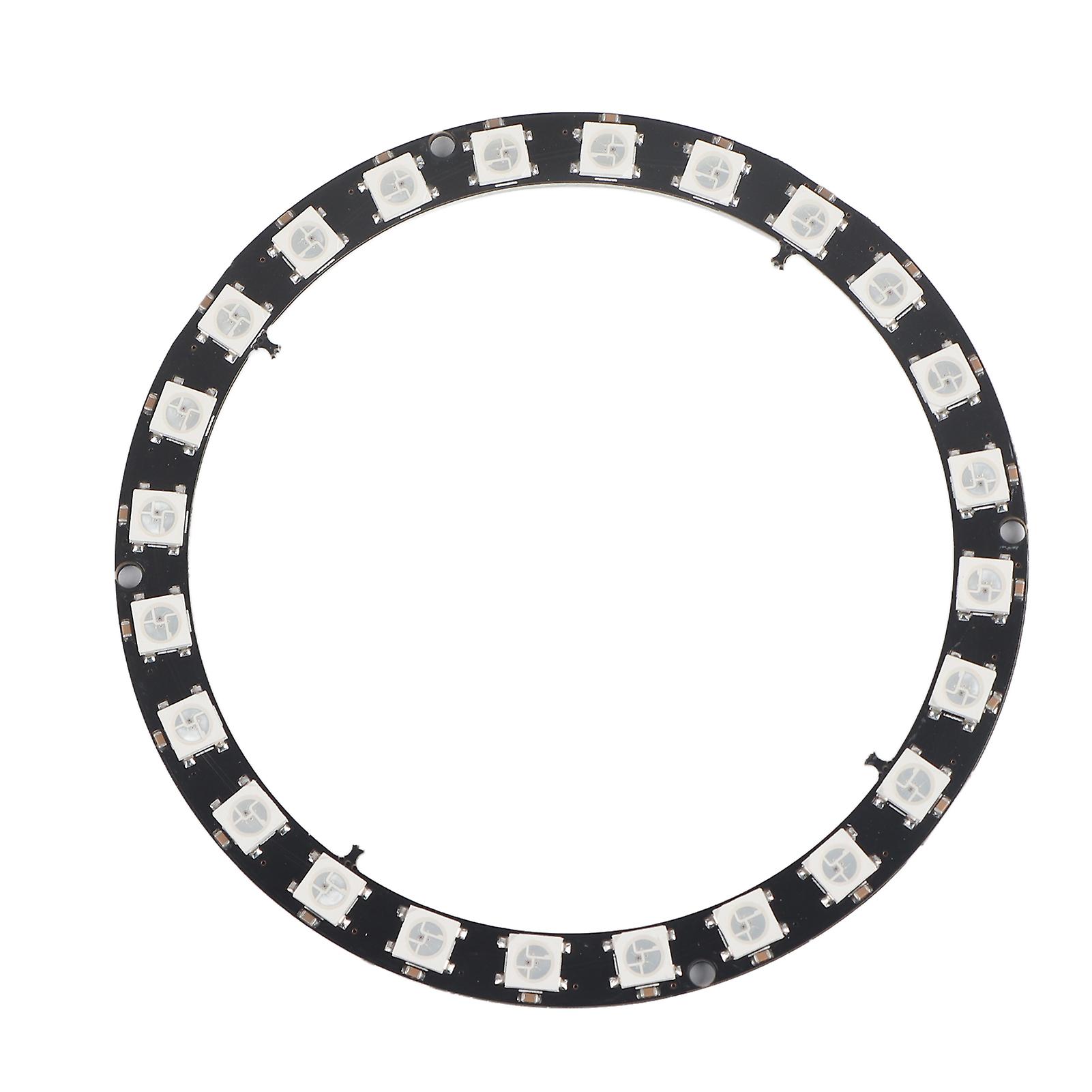 1pc 24-bit WS2812 5050 RGB LED-ringlamplicht met geïntegreerde drivers