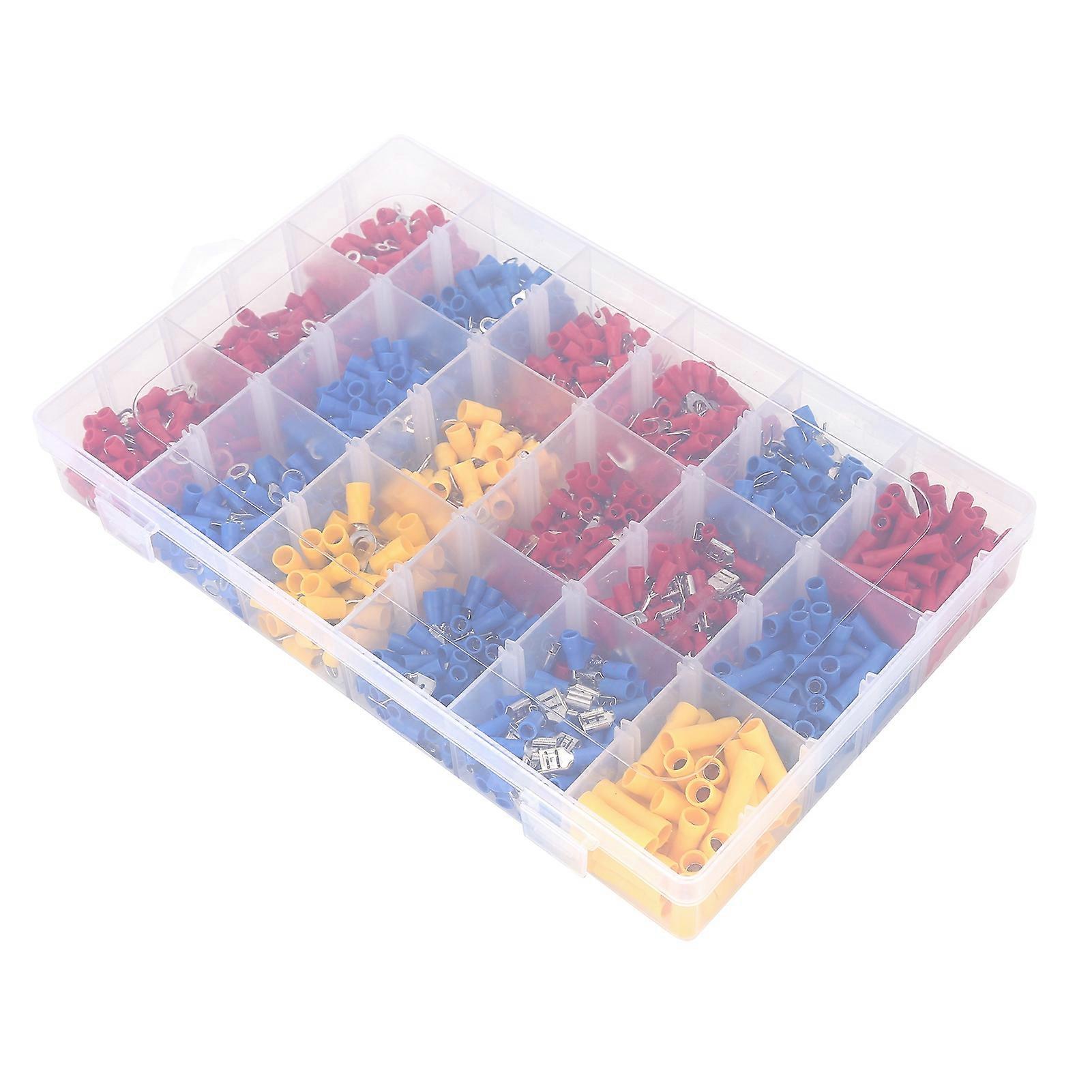 Crimp Electrical Wire Connectors, Multi-Application Electrical Repair Tools, Durable Insulated Terminals for Solderless Quick Disconnects