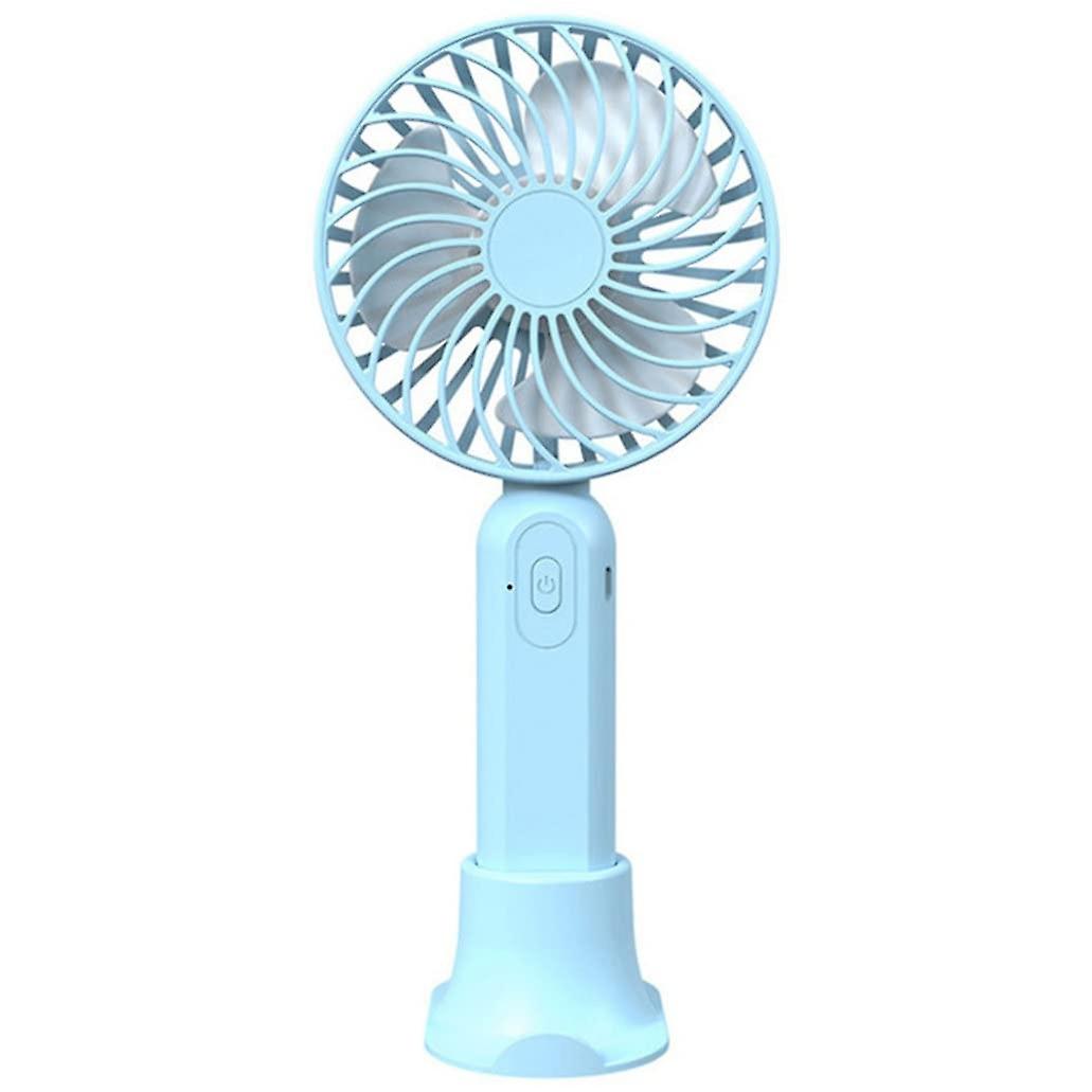 Mini USB Rechargeable Handheld Fan (Blue)