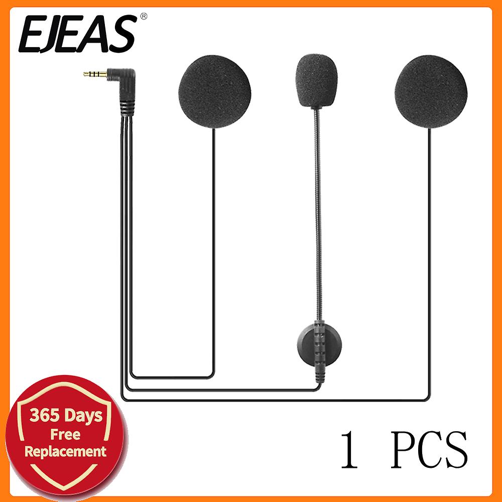 V6 Pro Intercom Clip 3.5mm Microphone Speaker Headset for V4 V6 Motorcycle Bluetooth Intercom~13185