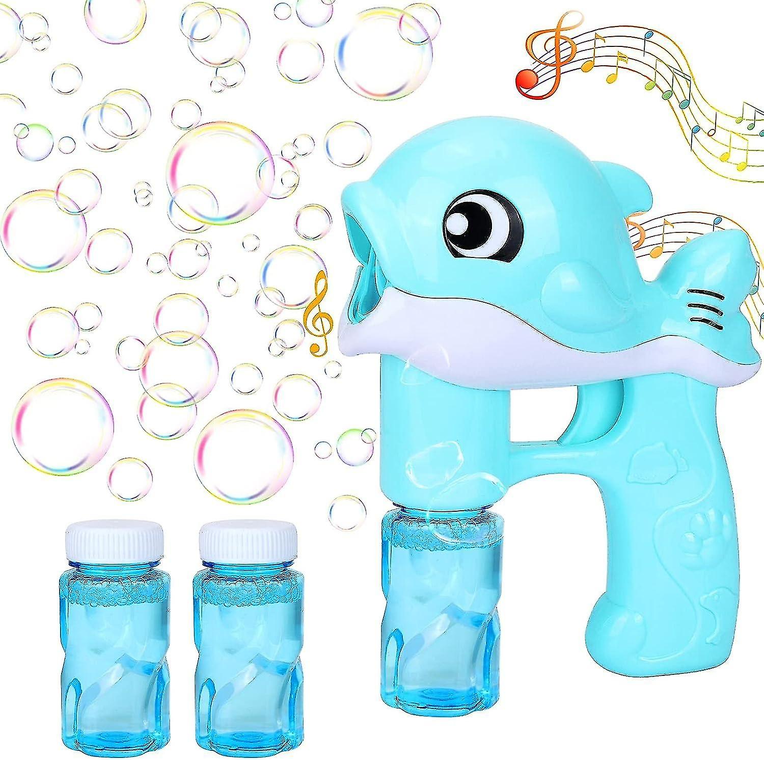 Bubble Machine-19*8*14.5cm（Blue）, Soap Bubble Gun, Automatic Soap Bubble Machine Child, Bubble Toy w