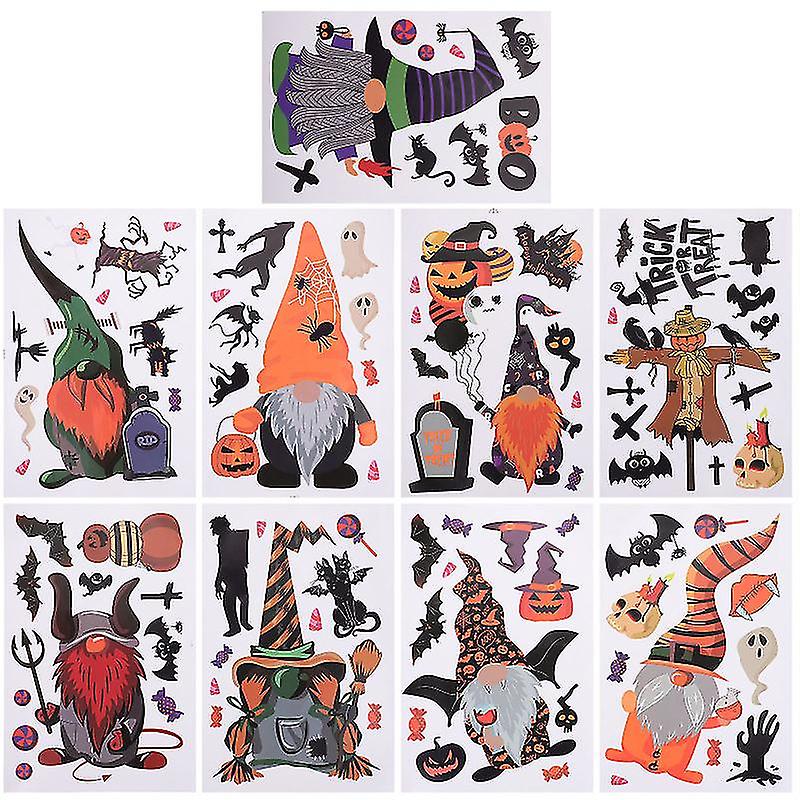 9sheets Halloween Decals For Halloween Decor