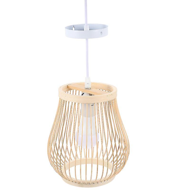 1set Pastoral Woven Ceiling Light