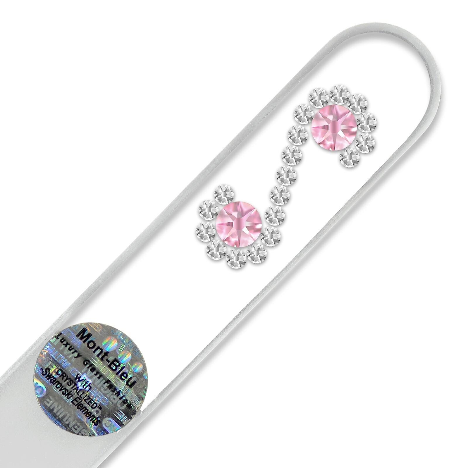 モンブルー インフィニティ クリスタル ネイルファイル LE-14 - ライトローズ - クリスタル