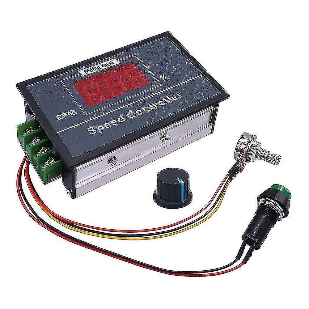 Pwm Dc Motor Speed Controller with Digital Display 30a Pwm Adjustable Speed Stepless Regulator