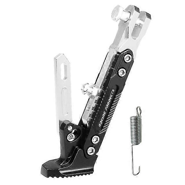 1 kpl moottoripyörän tukikiinnike säädettävä metallinen jalkatuki pysäköintijalkatuki moottoripyörän pysäköintijalkatuki lisävarusteet