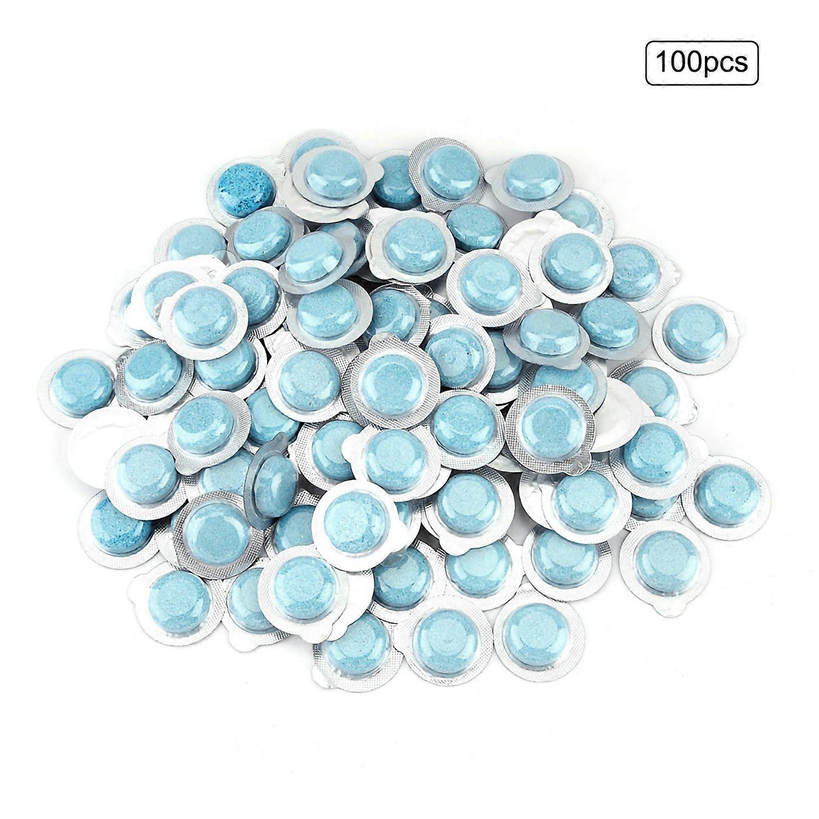 Car Windscreen Wiper Cleaning Washer Solid Glass Effervescent Tablet Cleaner (100pcs)