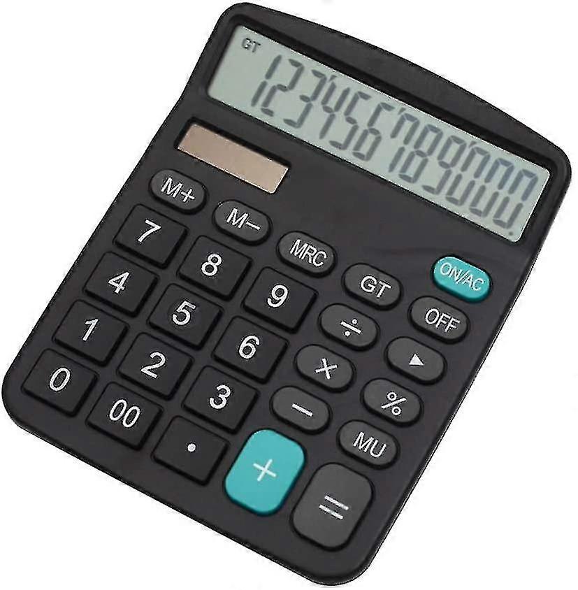 Basic Financial Calculators Desktop Solar Battery Dual Power