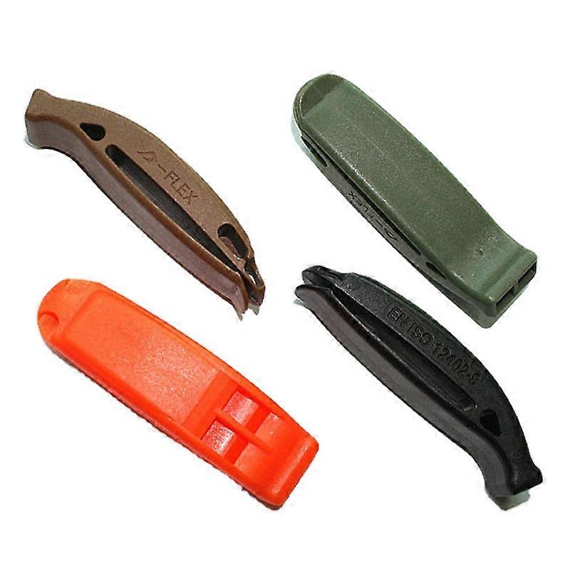 4PCS Doppelfrequenz Pfeife Outdoor Survival Whistle Leben Pfeife