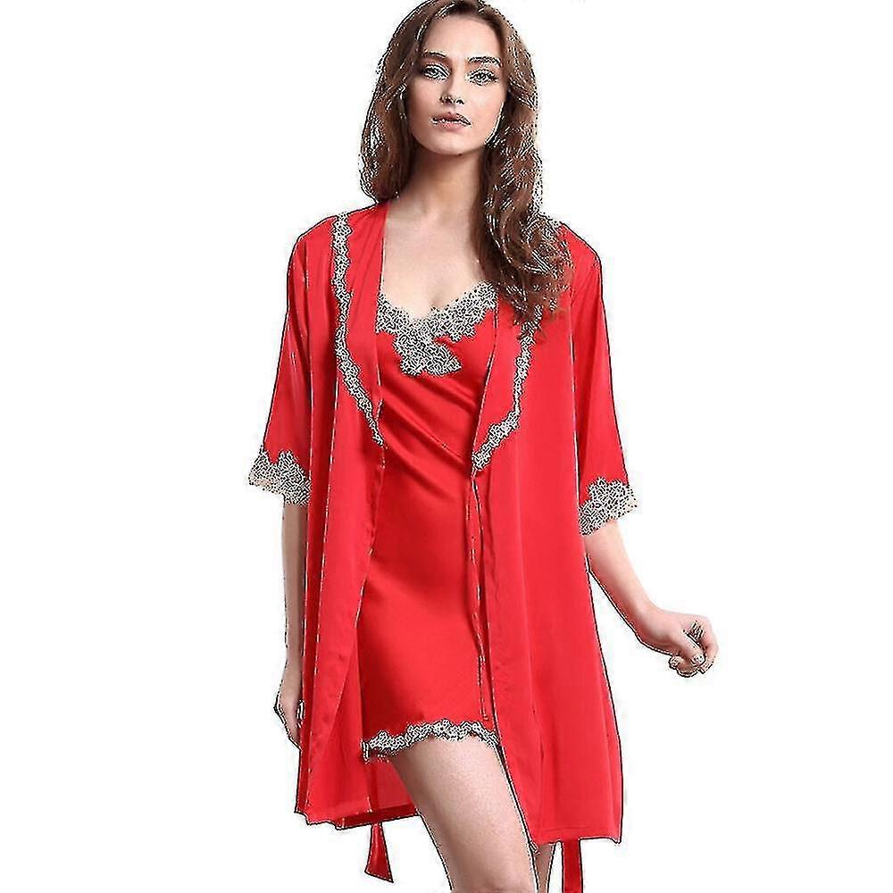 Dantelă Sling Setshalat Sleepwear-In stoc
