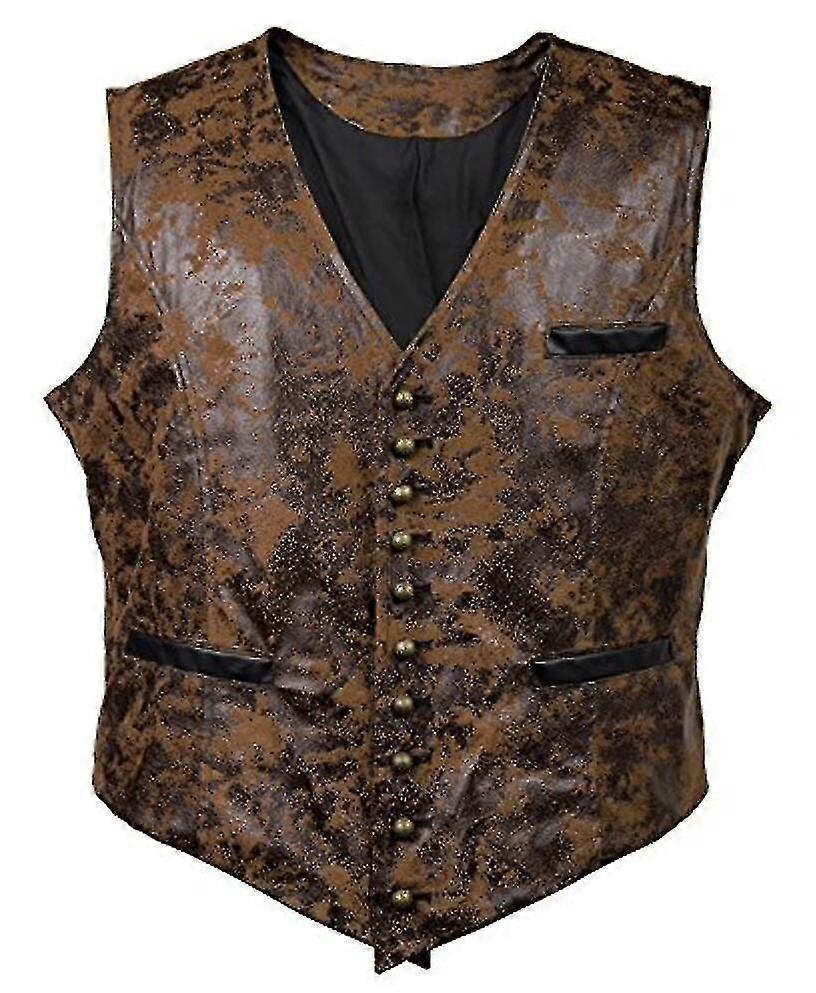 Men's Solid Color Sametti Tekonahka Liivit Liivit