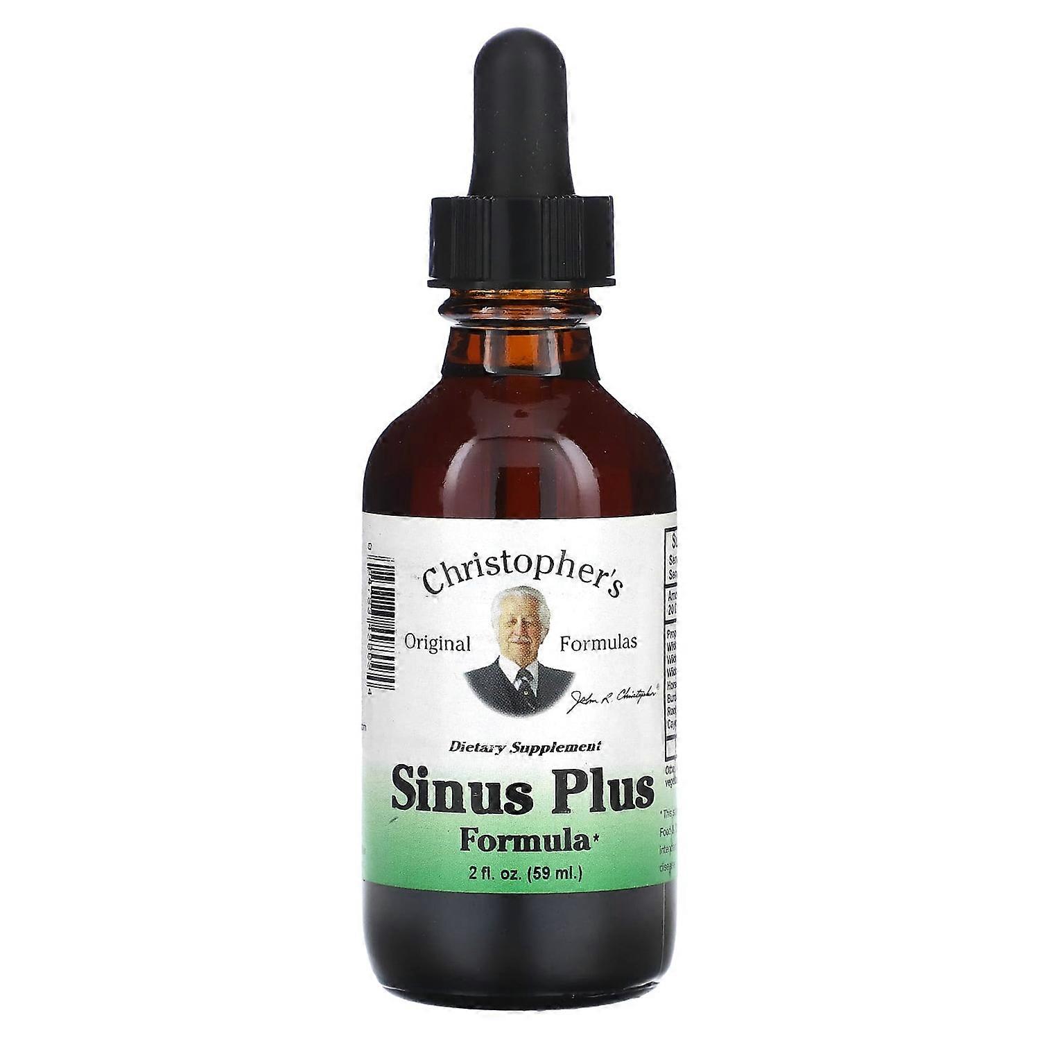 Christopher's Original Formulas, Sinus Plus Formula, 2 fl oz (59 ml)