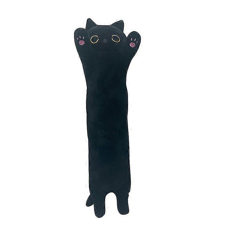 Lång svart katt lång katt kudde lång katt kudde katt sovkudde sängkudde kudde