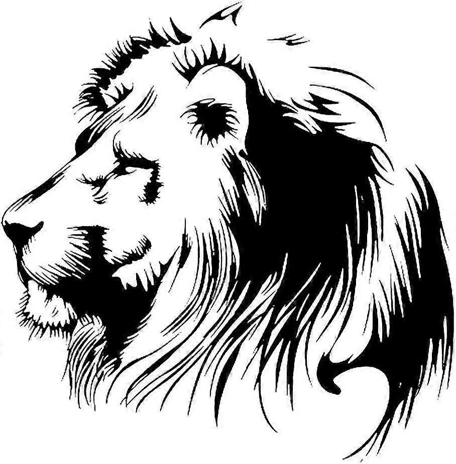lion car stickers car hood car stickers car stickers auto simulation animal waterproof window paste