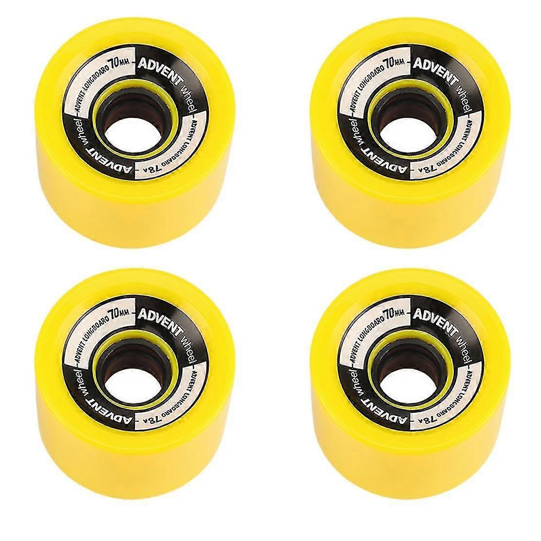 4pcs skateboard wheels 70x51mm 78a solid roller wheels riding 3