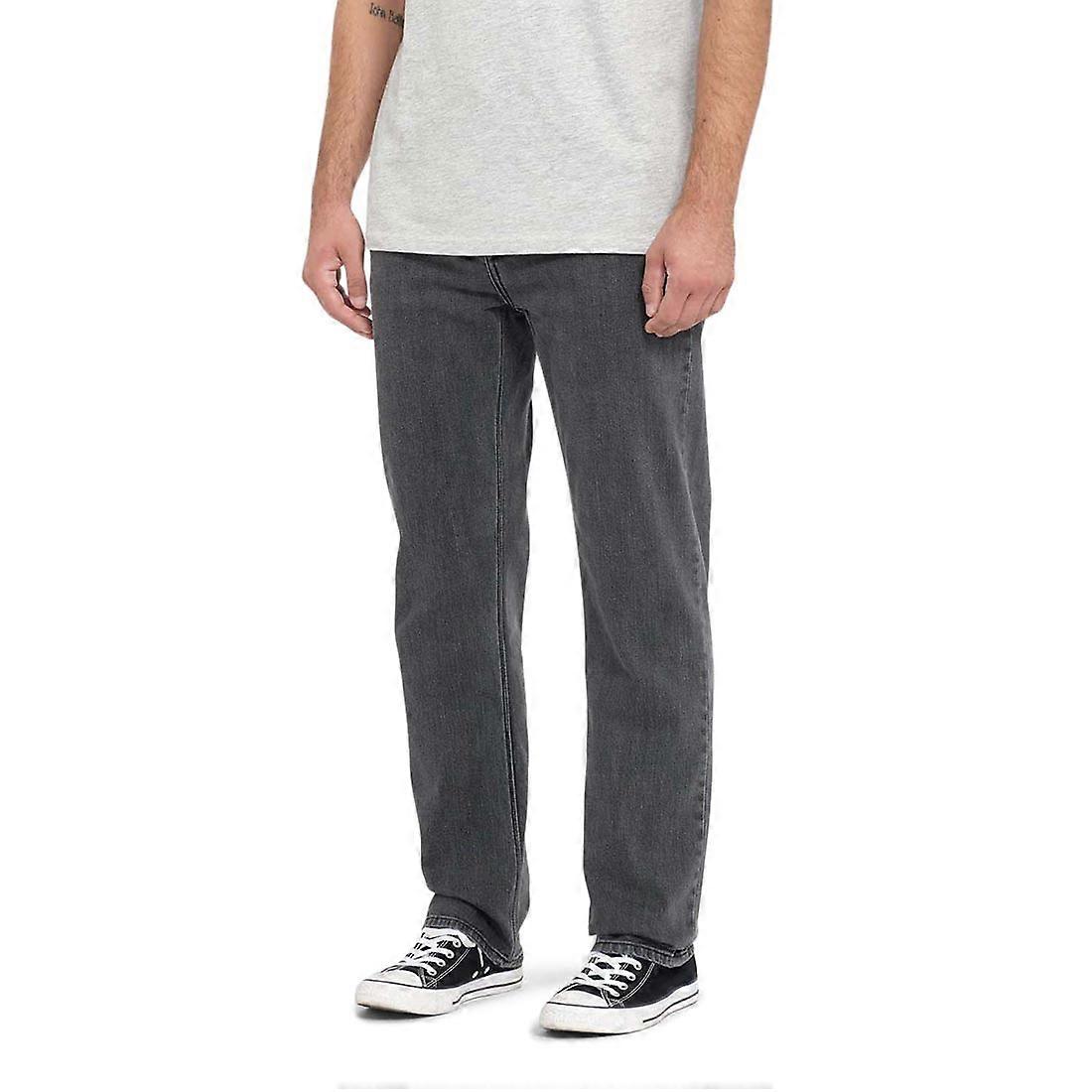 Volcom Solver Straight Fit Jeans - Neutral Grau