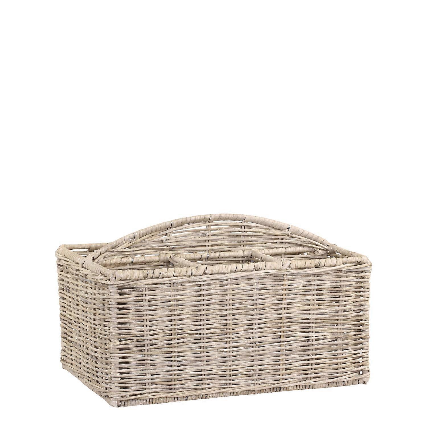 Besteckkorb Rattan Chic Antik