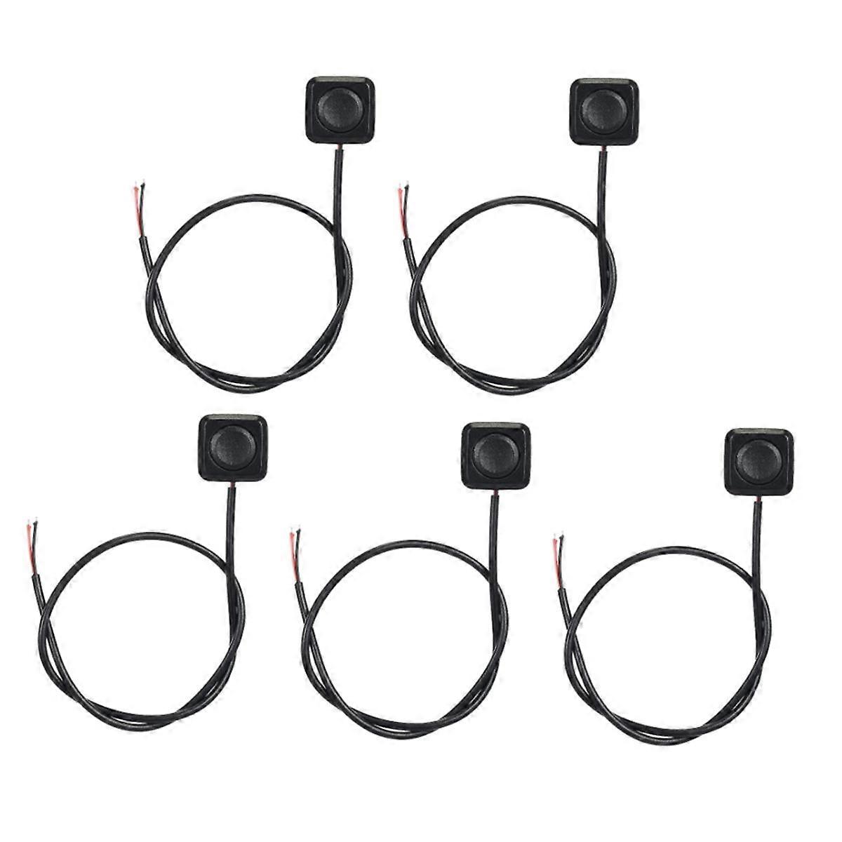 5Pcs Momentary Switch Momentary Push Button ON Off Switch 12V 24V