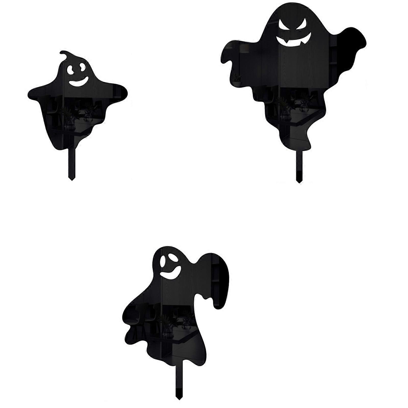  Halloween Yard Sign 1/3pcs Simulation Scary Ghost Decoration Stake