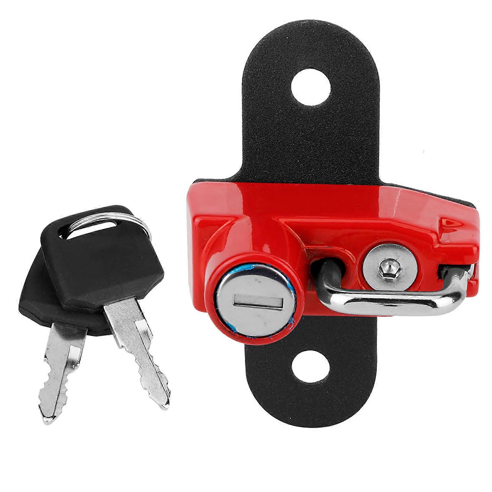 オートバイ改造アルミニウム合金ヘルメットロックマウントフックフィットスズキV-Strom 250 2017 +(赤)