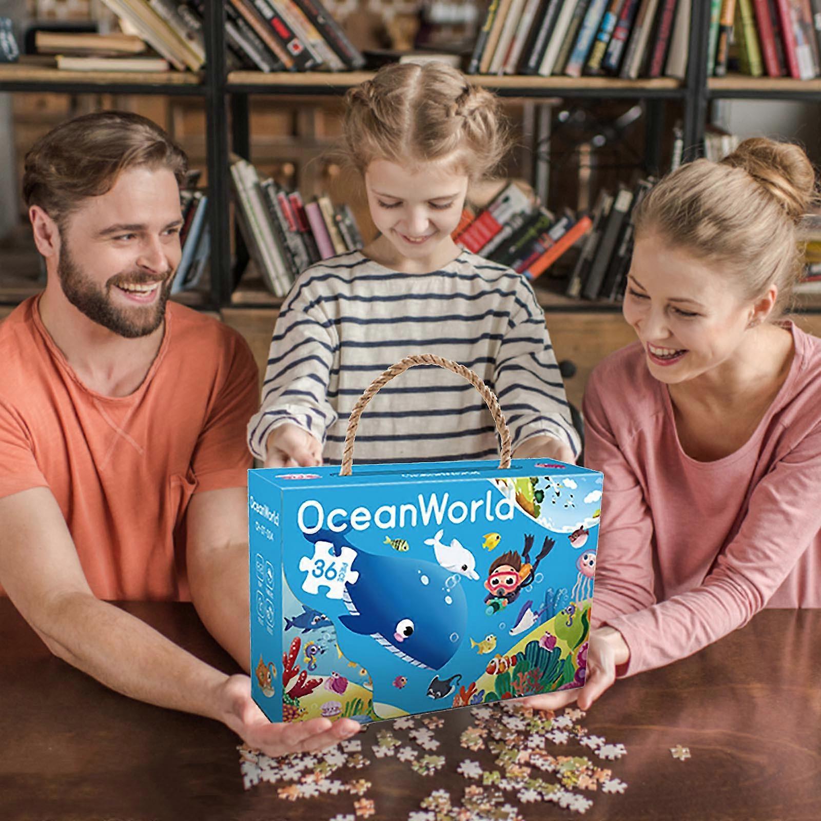 Gyermek puzzle puzzle puzzle papír puzzle díszdoboz3-6 éves