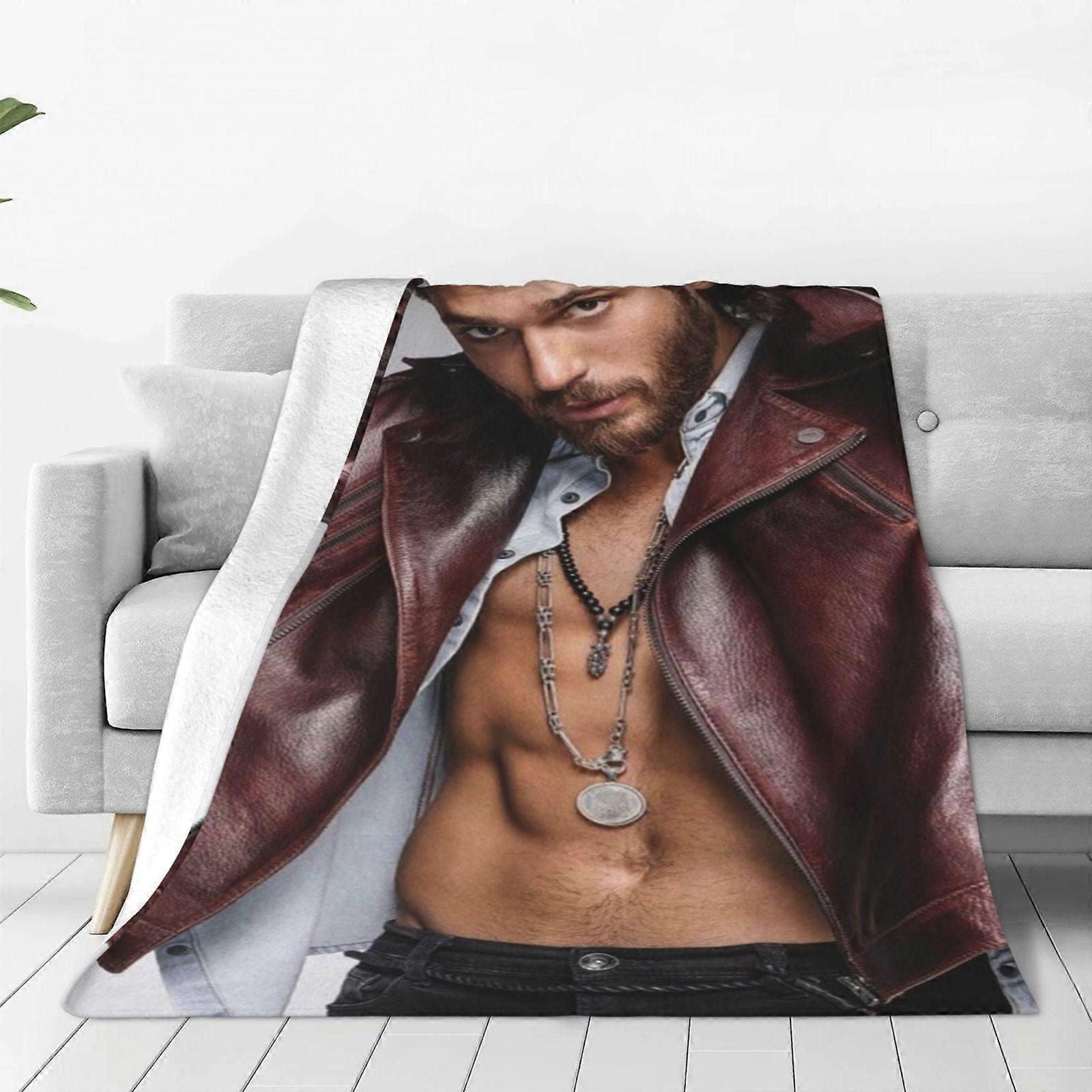 Can Yaman Fleece Throw Blanket, Ultra Soft Cozy Luxury Fuzzy Blanket For Couch Bed Sofa, Lightweight Warm Plush Blanketshufhf401