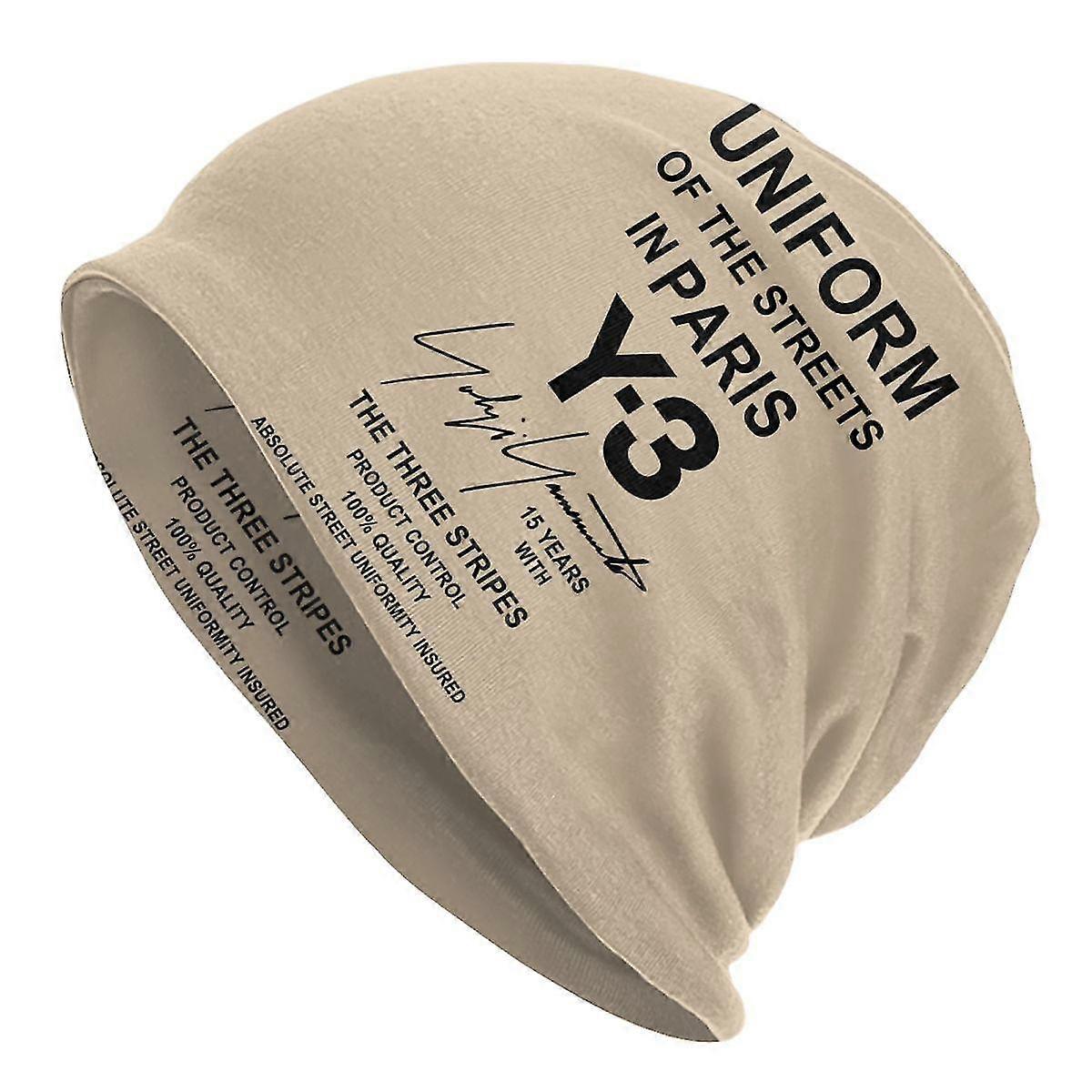 Yohji Yamamoto الجماجم قبعات بيني للرجال النساء للجنسين في الهواء الطلق الشتاء الدافئ محبوك قبعة الكبار بونيه القبعات