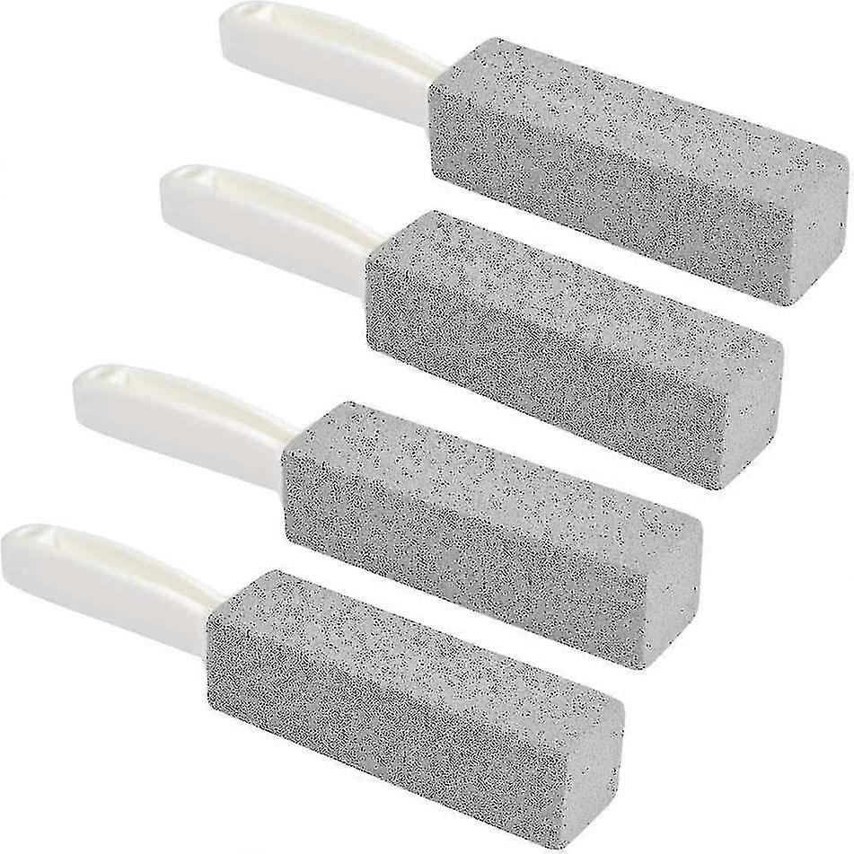 Dhrs 4 Pieces Pumice Stone Toilet Cleaner With Handle - Toilet Pumice Stone Cleaning Stone Compatibl