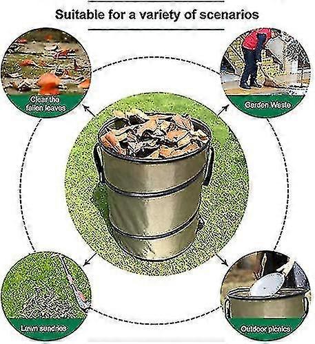 1 Piece Foldable Garden Garbage Bag, Garden Bag Made Of Sturdy Waterproof Pp