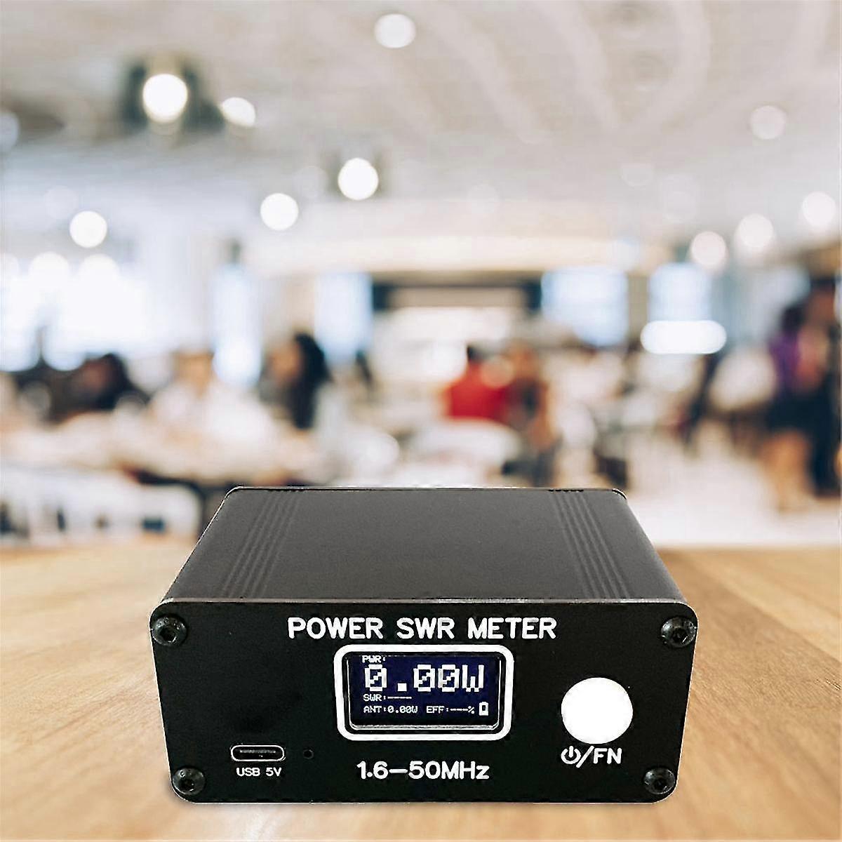 150w Digital Display Power Standing Wave Meter Multifunction Portable Convenient Hf Shortwave Band