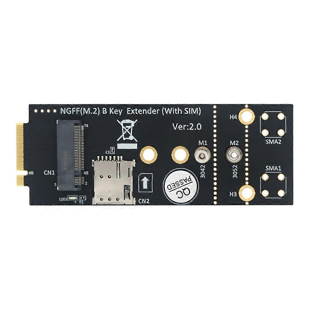 M.2(NGFF) Key B Adapter NANOSlots Data Transfer for Stable Connection