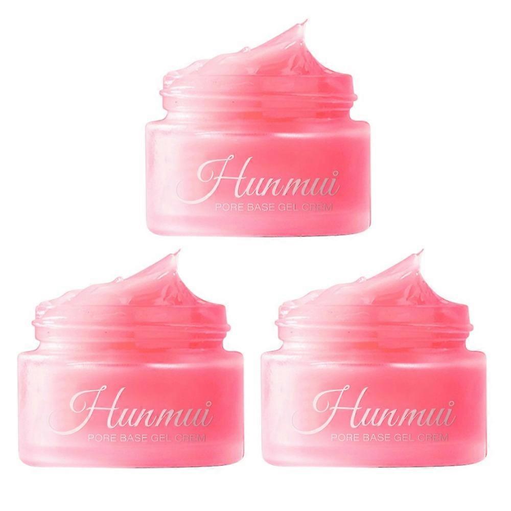 3pcs Hunmui Face Primer Pore Base Gel Cream Isolation Concealer Porefessional