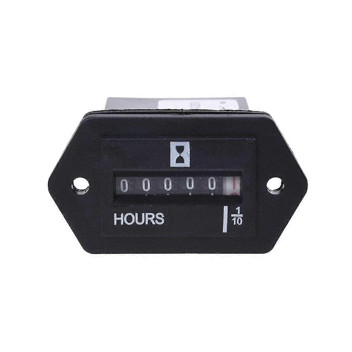 Ac100-250v Nerator Hour Meter Counter For Nerator Automobiles Atv Utv Go Carts