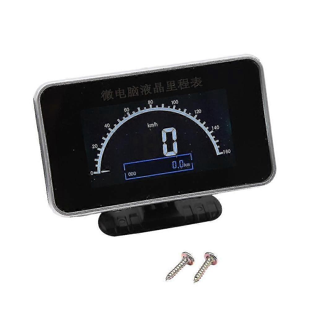 Car Truck 12v/24v 2 In 1 Functions Digital Speedometer Speed Meter+odometer Gauge Lcd Instrument Panel+alarm Lcd Gauge
