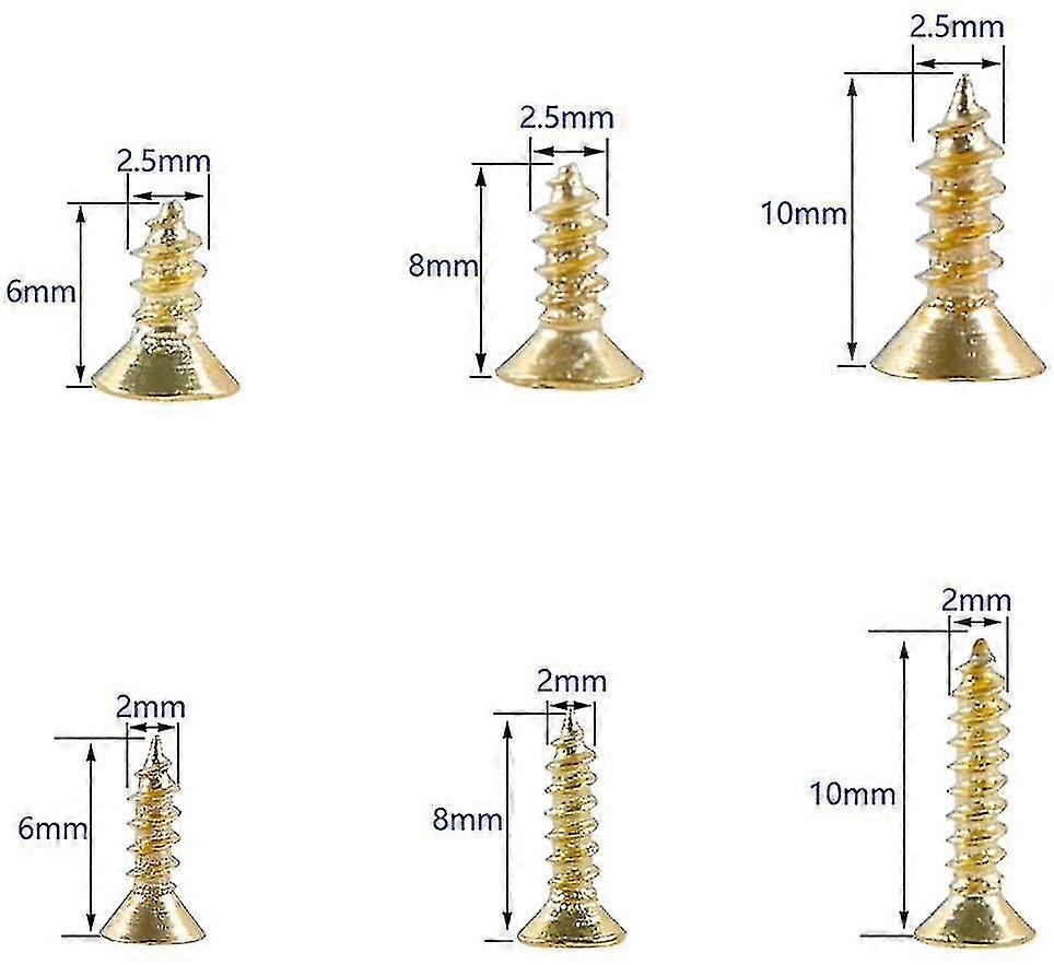 1200pcs Small Cross Flat Head Screw Self Tapping Screw Cabinet Door Hinge