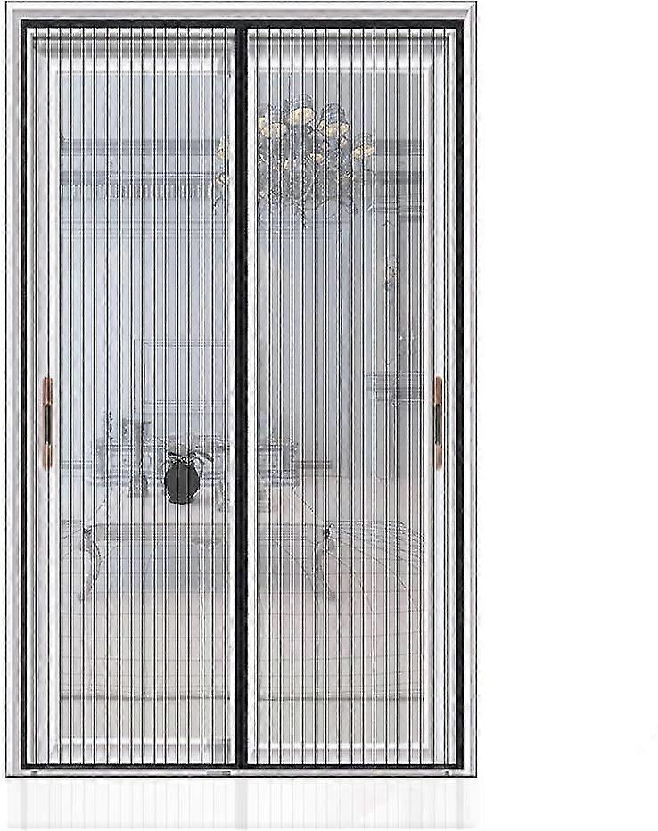 Mosquito Net For Door, 110x220cm Magnetic Mosquito Door Curtain, Ultra Fine Mesh, Strong Magnets, Automatic Closing, Anti-fly Curtains For Door