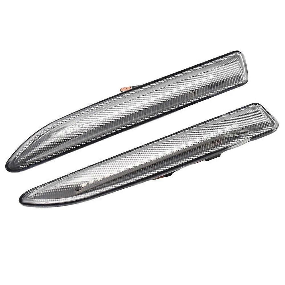 Begleri-For Ford Mondeo Mk4 Hatchback (BA7) Saloon/Estate LED Dynamic Light Amber Side Marker Turn Signal Lights Indicator Blinker Lamp