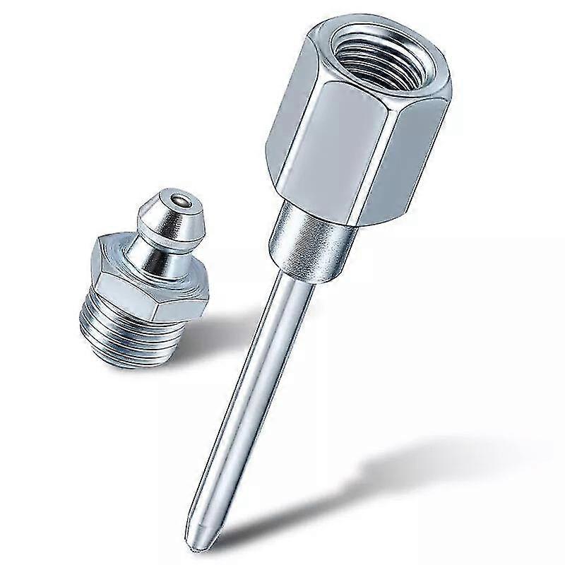 1-2PCS Grease Gun Injector Tip Needle Attachment Coupler Fittings Kit Easy Use