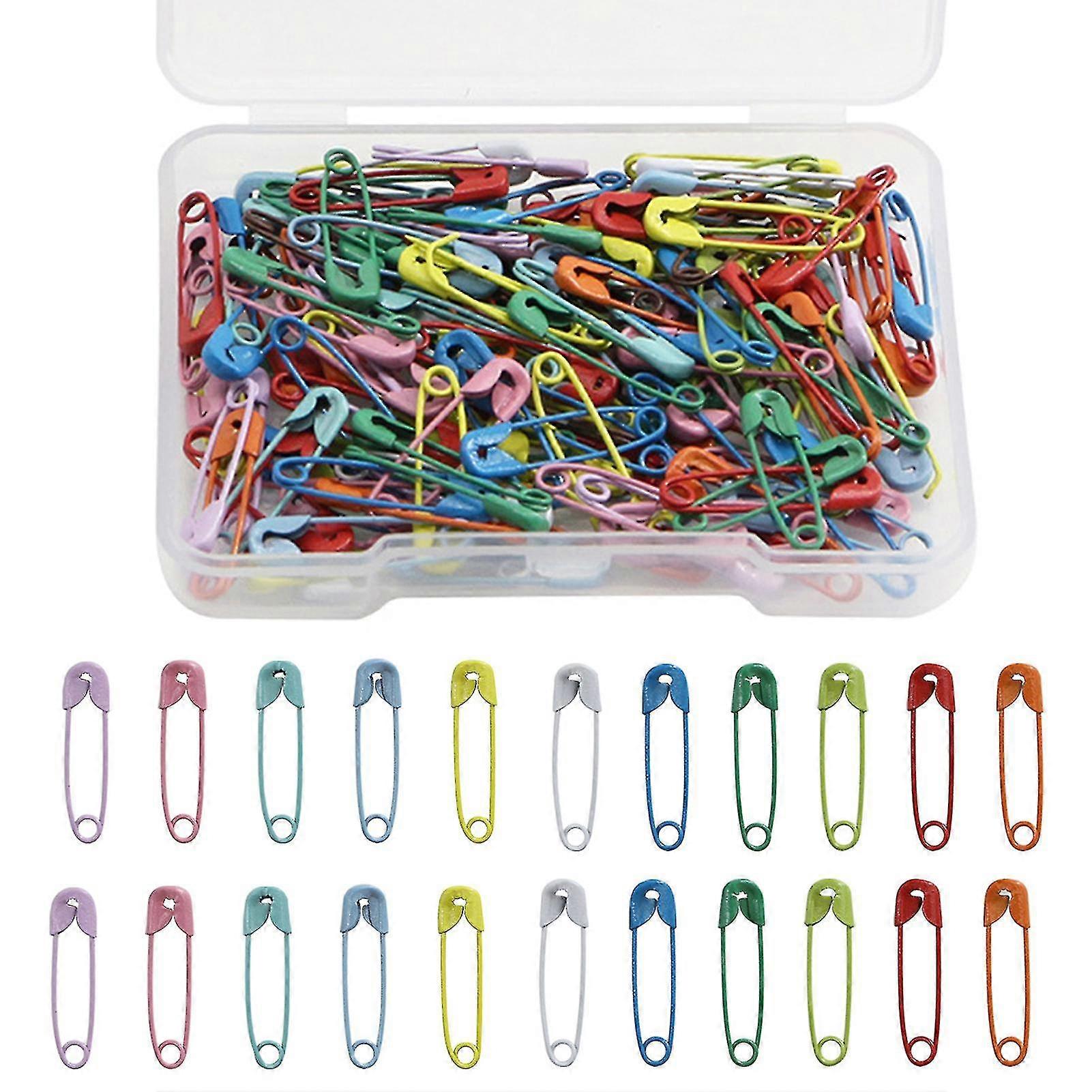150pcs 19mm Portable With Storage Box Safety Pin Assorted Rustproof For Clothes