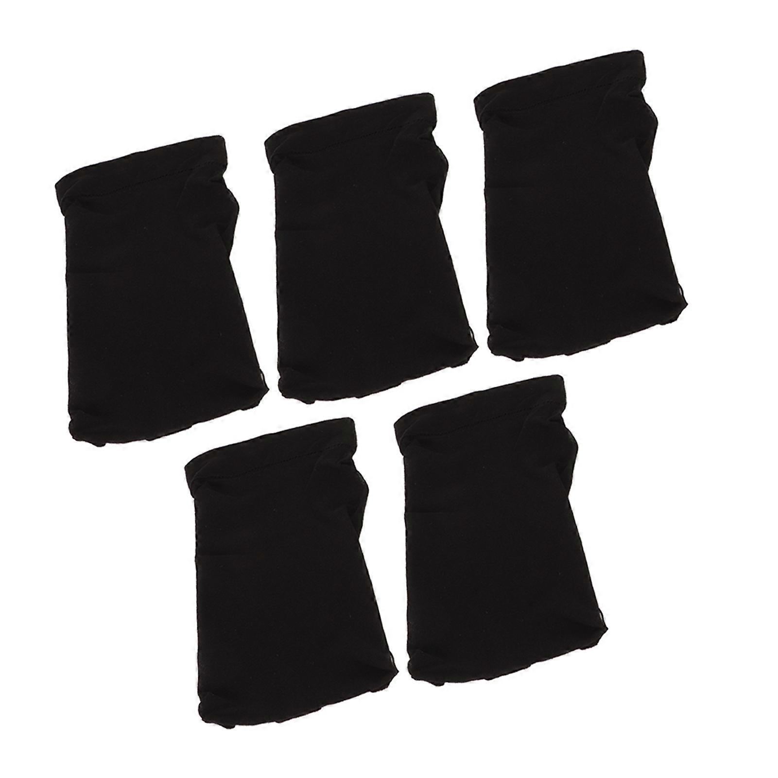 5pcs Nylon Wig Caps Men Portable Soft Stretchy Breathable Stocking Wig Cap for Cosplay Halloween Party