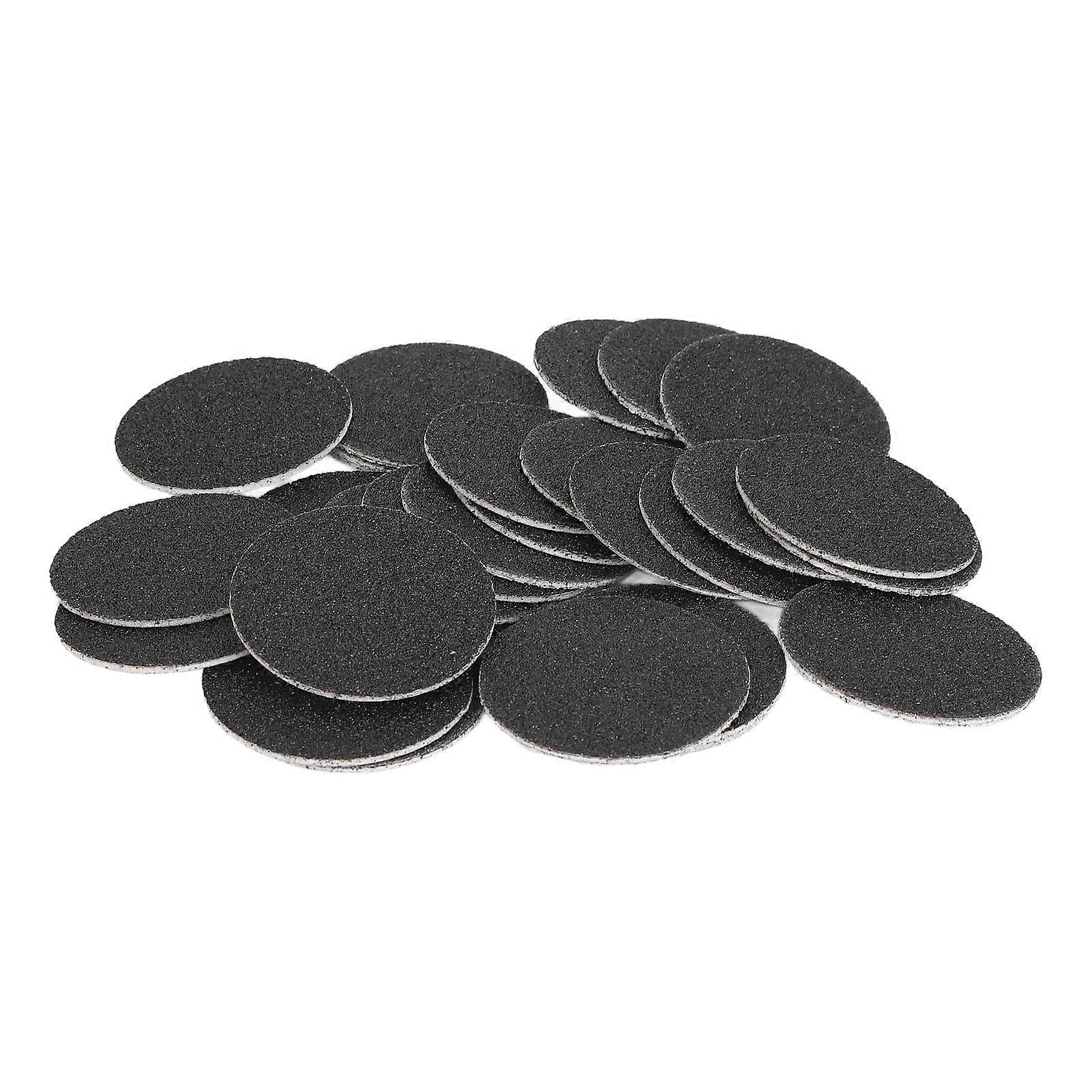 60pcs Callus Sandpaper Discs 100 Grit Replaceable Sandpaper Discs Tip for Electric Foot Grinder