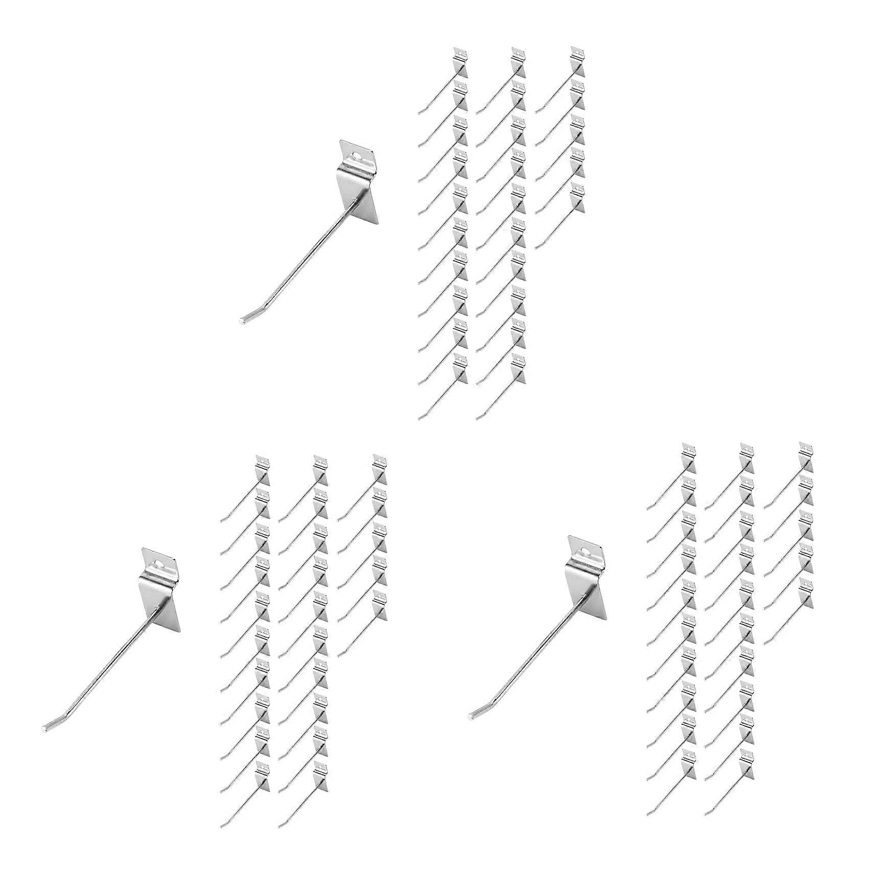 75 x Single Hook Pin Shop Display Fitting Prong Hanger 100mm